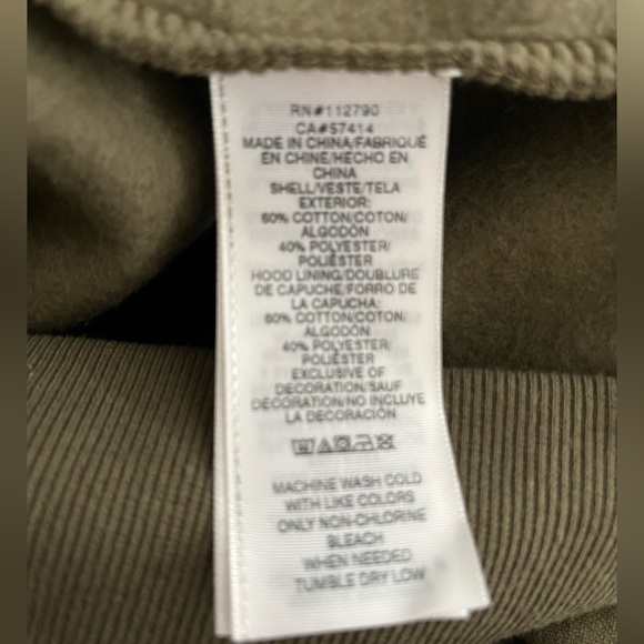 True Religion World Tour Long Slv Cotton Blend Graphic Fleeceback Fullzip Hoodie - Picture 15 of 16